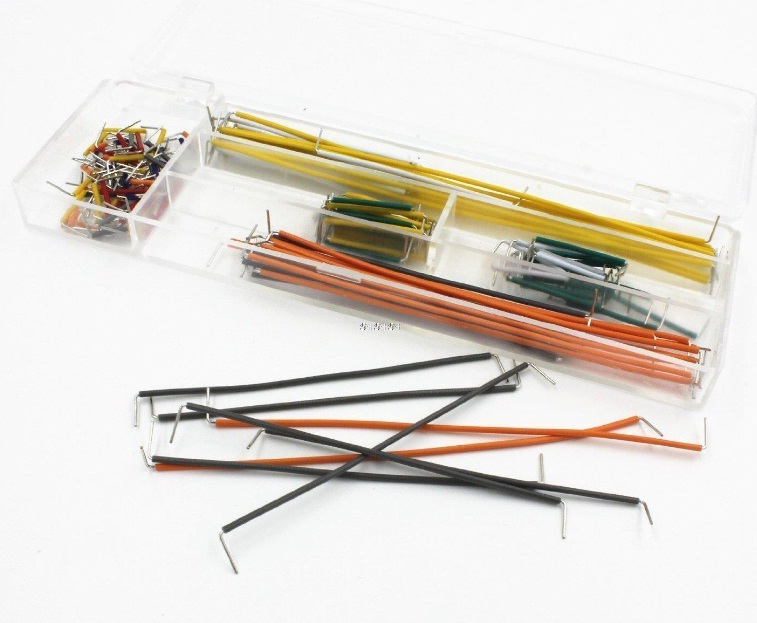 140 pcs U Shape Solderless Breadboard Jumper Cable Wire Kit
