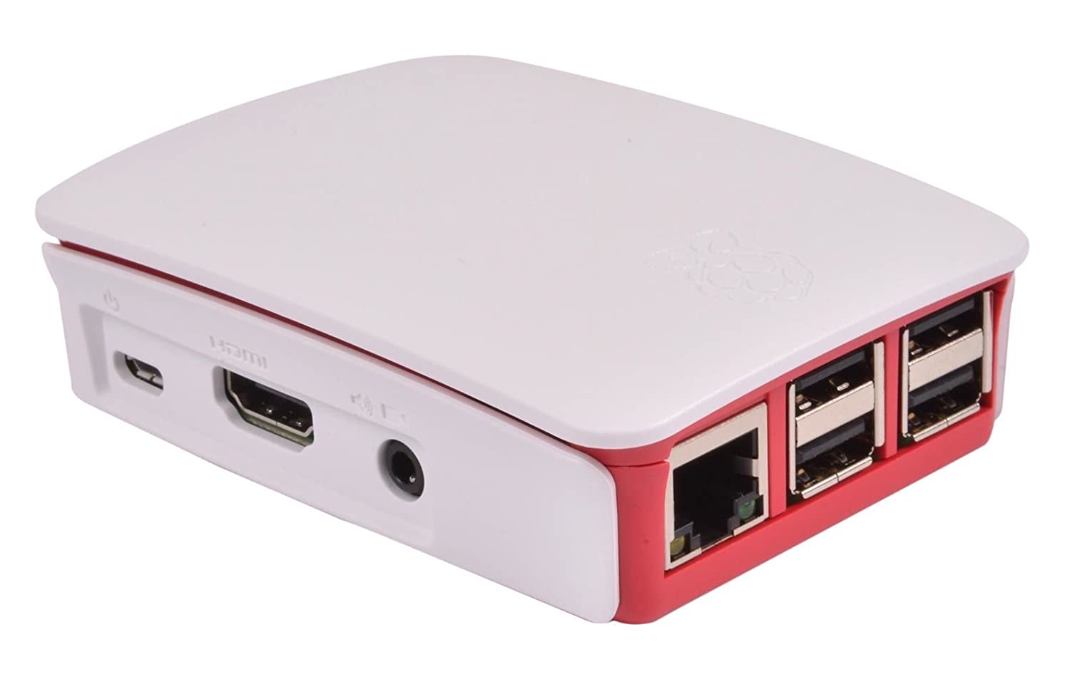 Raspberry Pi 3 Case for Raspberry Pi 3 Model B, B+ only Red/White