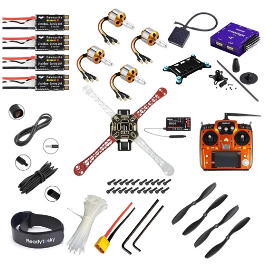 Radiolink Crossflight Flight Controller With GPS TS100 F450 Quadcopter Advance Drone Kit - Radiolink AT10