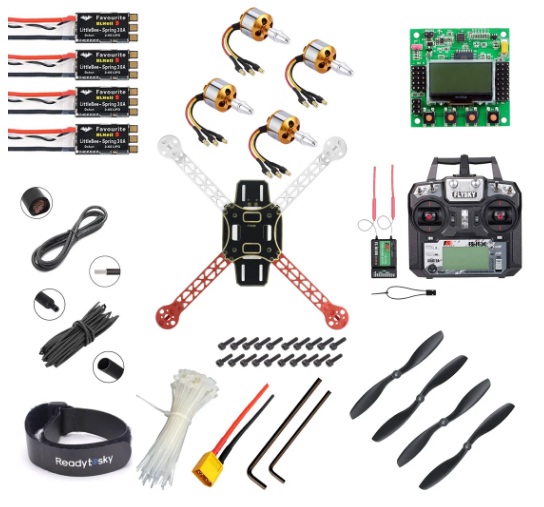 KK2.1.5 Flight Controller F330 Quadcopter Advance Drone Kit -Flysky - i6x